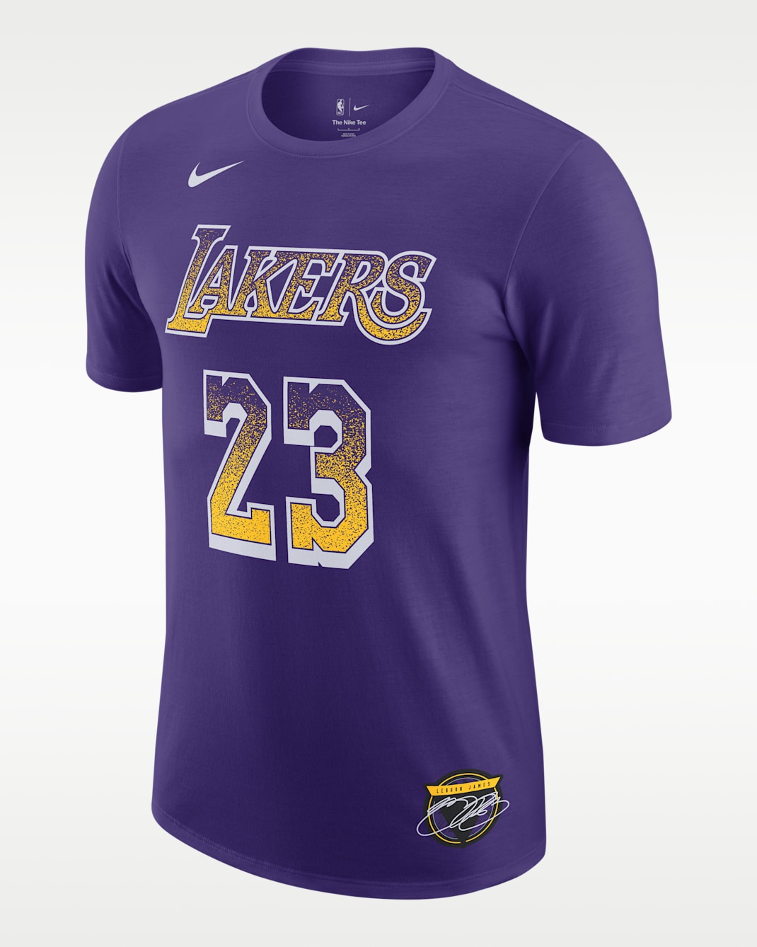 Playera Nike de la NBA para hombre LeBron James Los Angeles Lakers Select Series - Morado campo