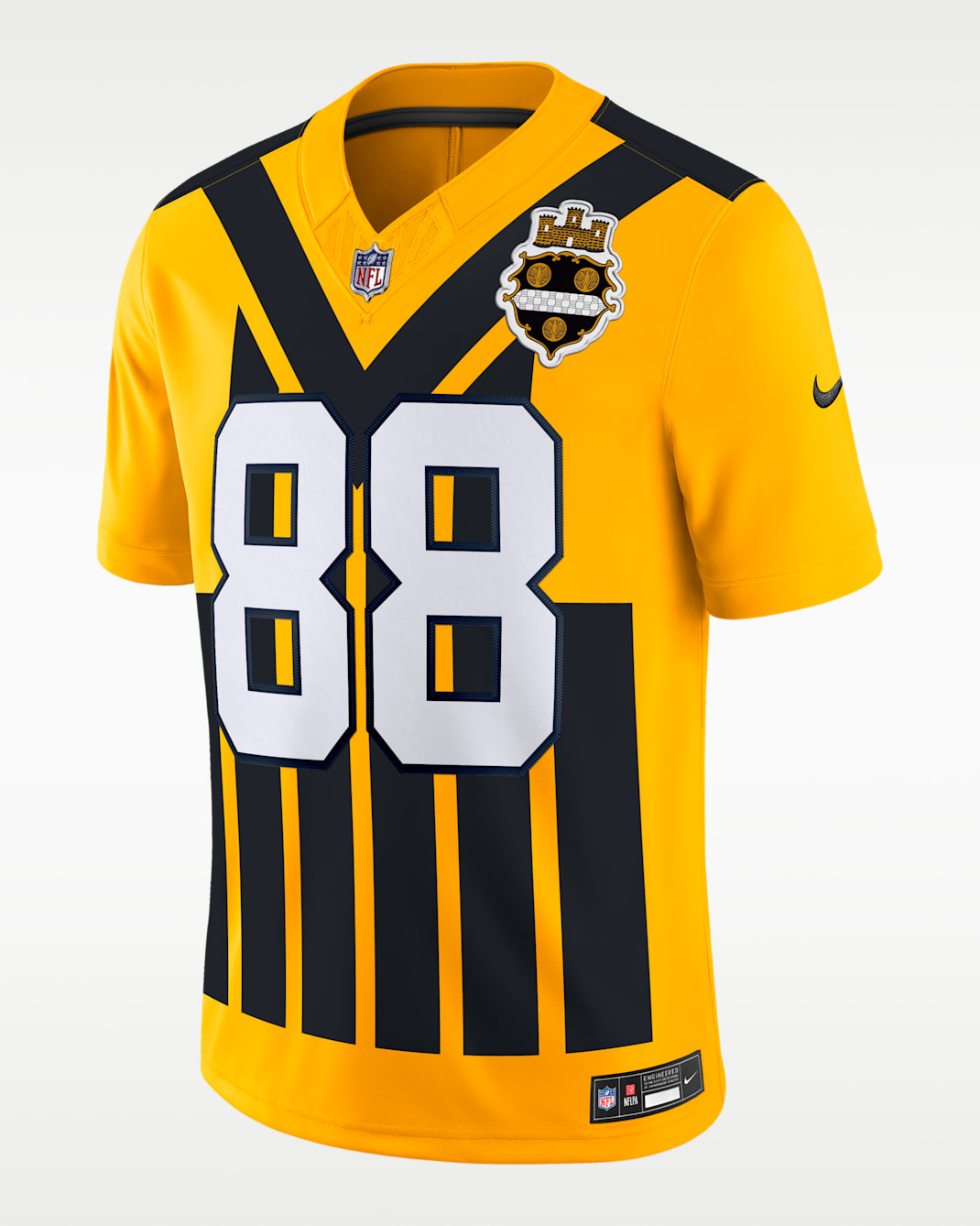 Pat Freiermuth Pittsburgh Steelers Men's Nike Dri-FIT NFL Limited Jersey - Gold