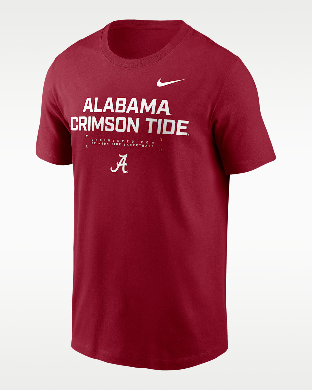 Playera universitaria Nike Dri-FIT Alabama Courtside Basketball para hombre - Carmesí
