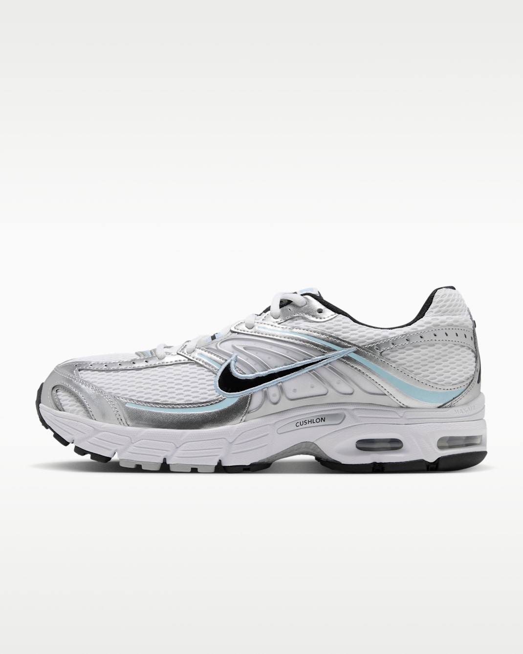 รองเท้าผู้ชาย Nike Air Max Moto 2K - ขาว/Metallic Silver/Ice Blue/ดำ