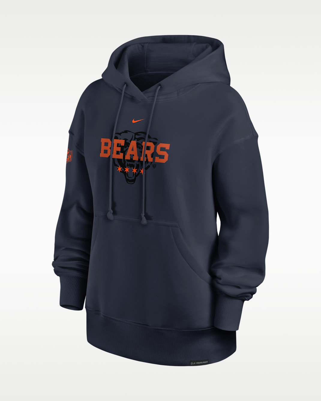 Chicago Bears Rivalries Collection Phoenix Women's Nike NFL Oversized Pullover Hoodie - Marine