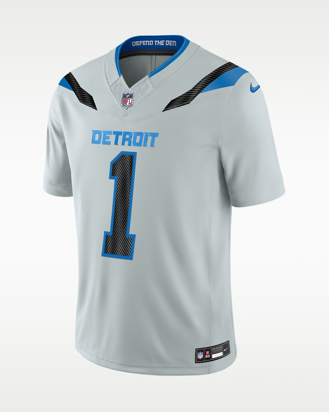 Jameson Williams Detroit Lions Rivalries Collection Men's Nike Dri-FIT NFL Limited Jersey - Silver