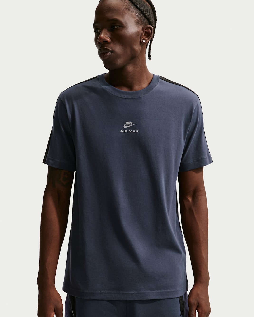 Ανδρικό κοντομάνικο T-Shirt Nike Sportswear - Thunder Blue/Μαύρο