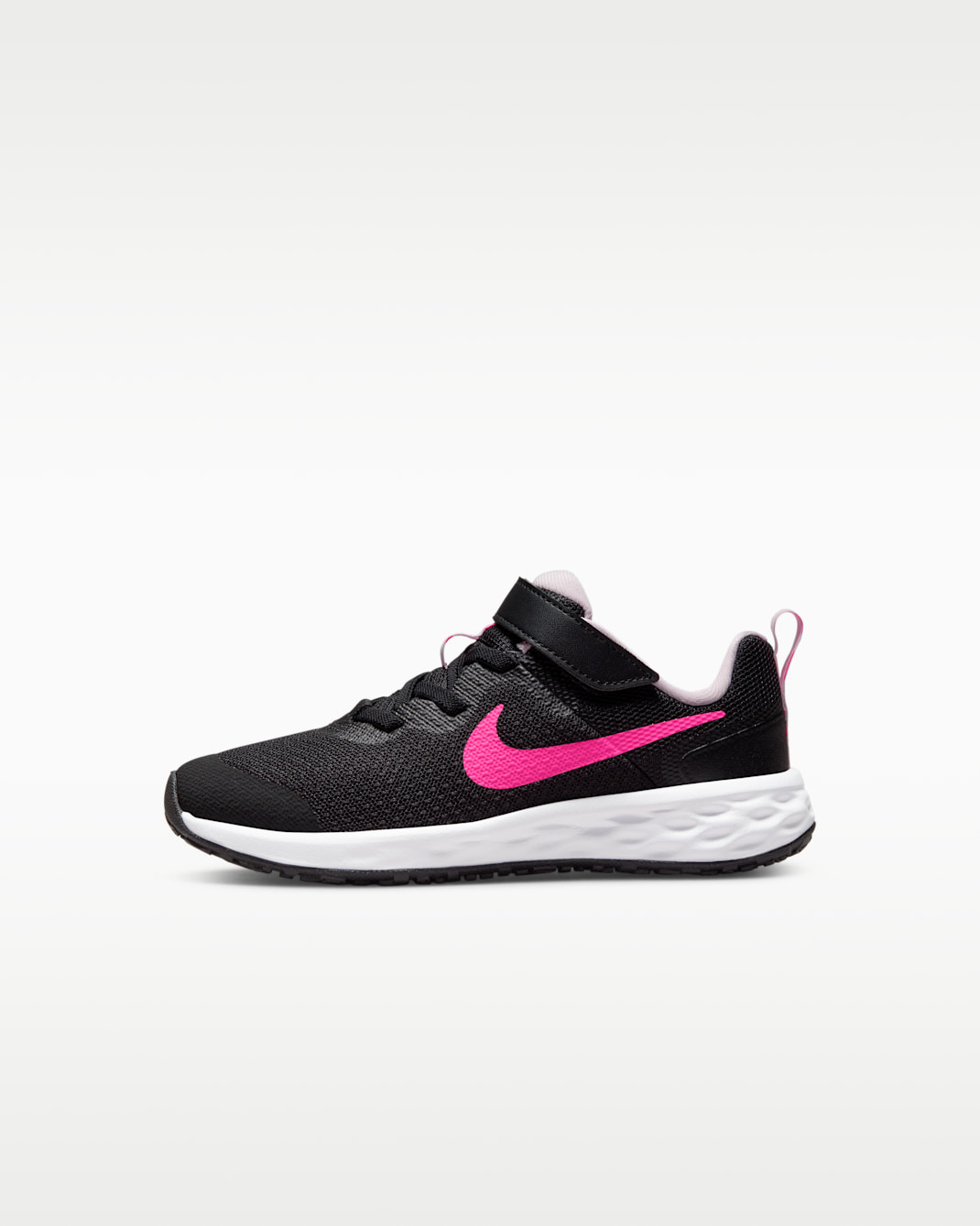 Nike Revolution 6 Little Kids' Shoes - Black/Pink Foam/Hyper Pink