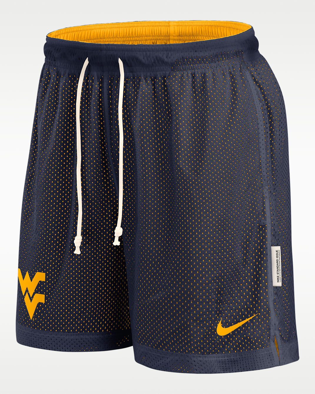 West Virginia Reversible Men's Nike Dri-FIT College Shorts - Navy