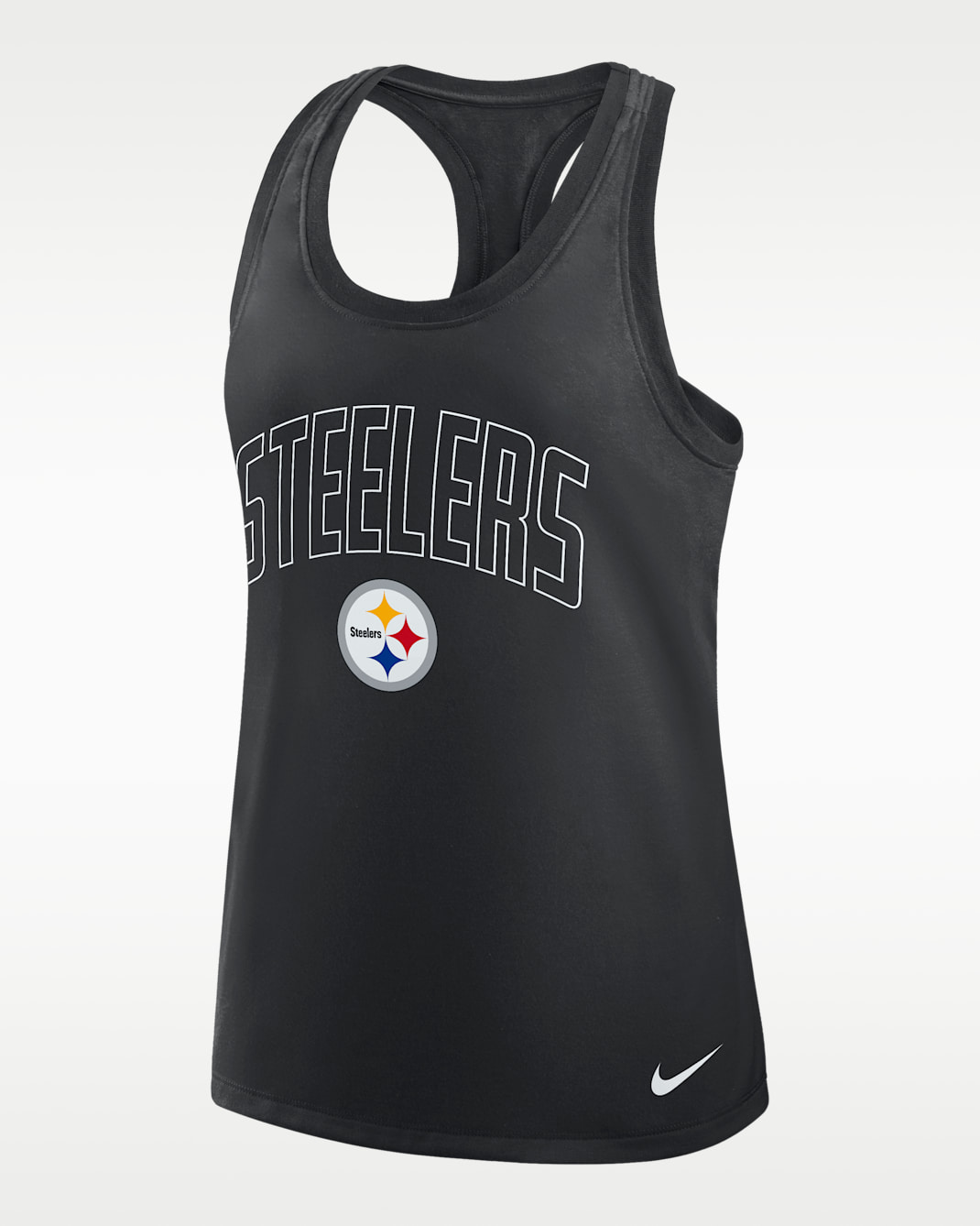 Pittsburgh Steelers Primetime Women's Nike Dri-FIT NFL Racerback Tank Top - Black