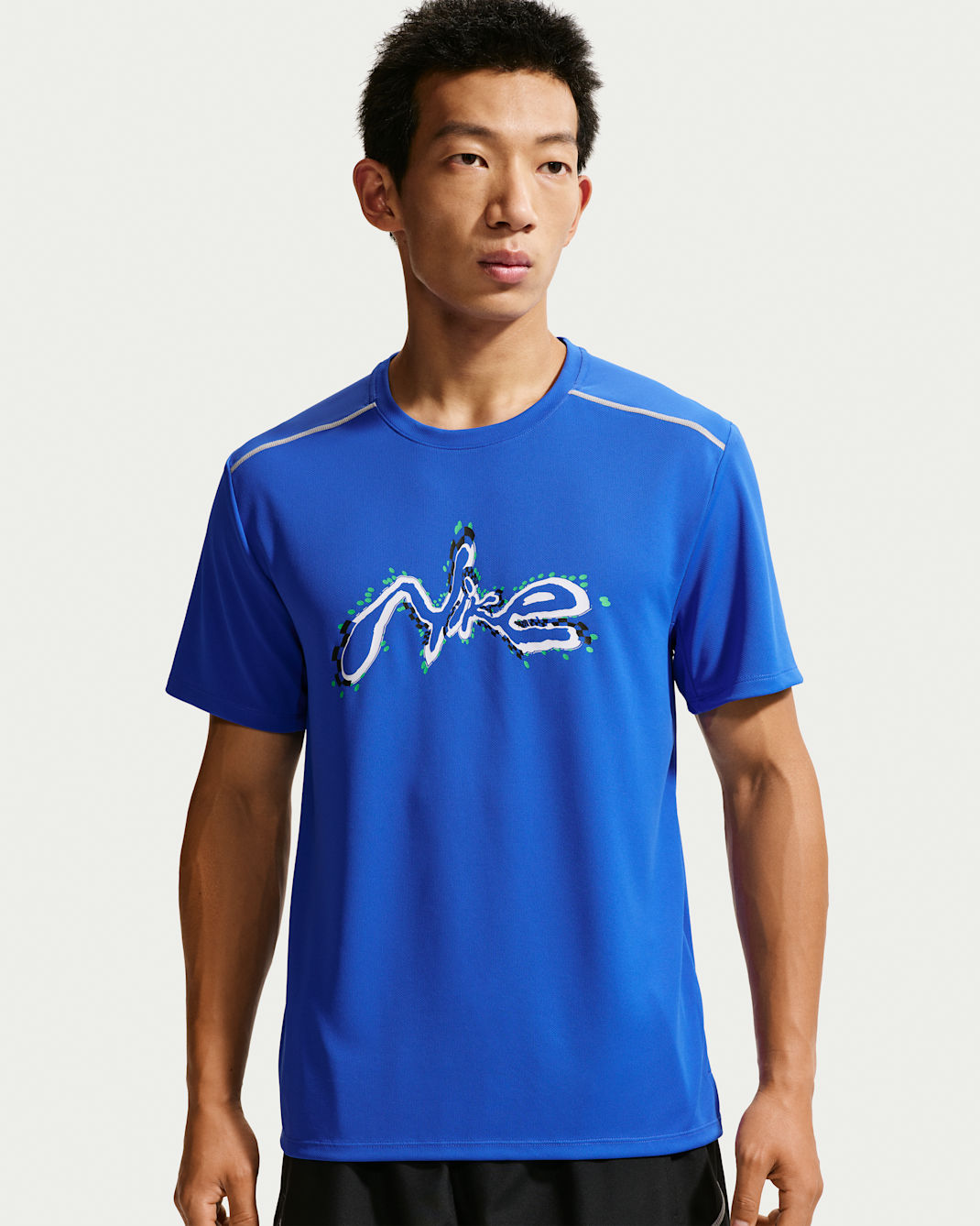 Nike Miler Men's Dri-FIT Short-Sleeve Running Top - Hyper Royal