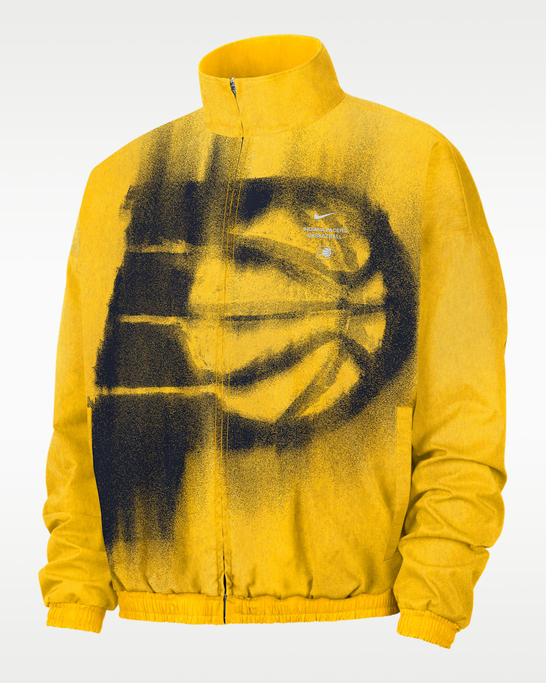 Indiana Pacers Standard Issue Men's Basketball Woven Jacket - Amarillo/College Navy