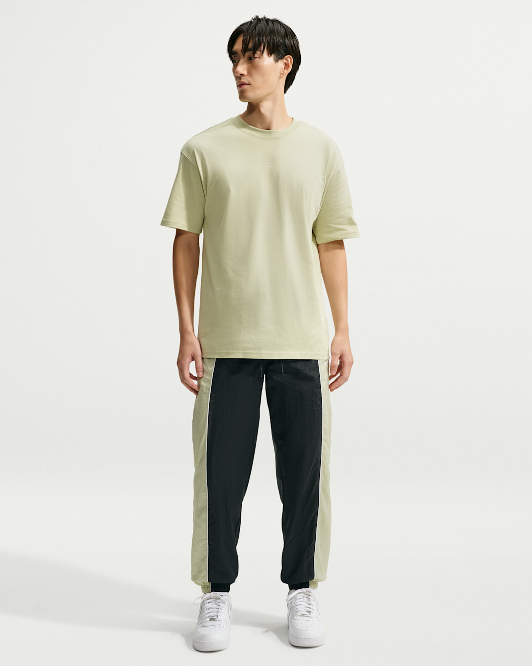 Nike Men's Basketball Trousers - Black Spruce/Olive Aura/Off-White/White
