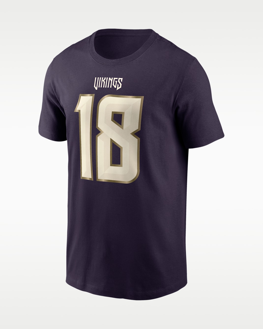 Justin Jefferson Minnesota Vikings Rivalries Collection Men's Nike NFL T-Shirt - Purple