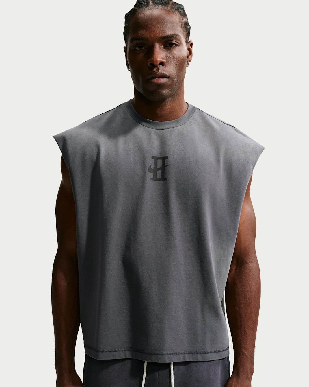 Haut de match sans manches Dri-FIT Book Standard Issue pour homme - Noir/Noir