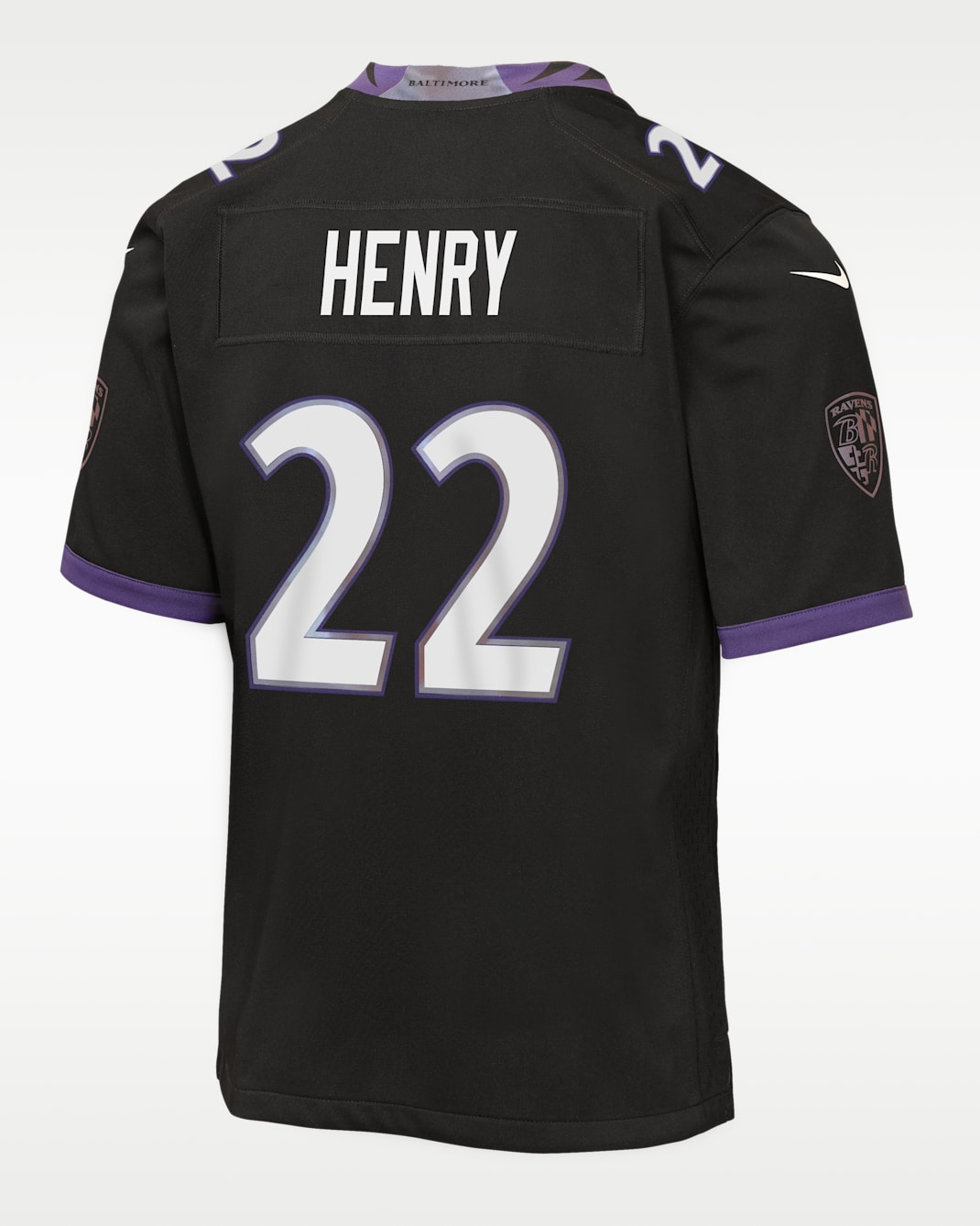 Derrick Henry Baltimore Ravens Big Kids' Game Jersey