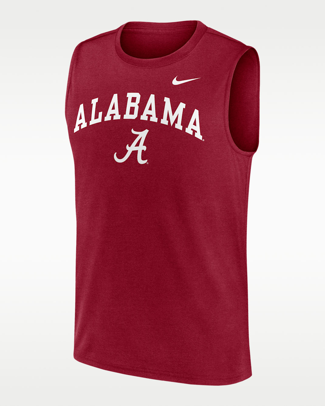 Alabama Primetime Arch Legend Men's Nike Dri-FIT College Muscle Tank Top - Team Crimson