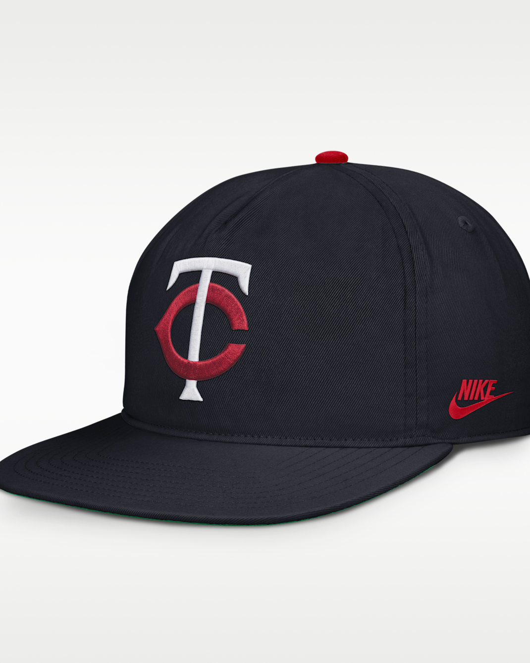 Gorra Nike de la MLB ajustable para hombre Minnesota Twins 2026 MLB at Field of Dreams - Azul/Verde