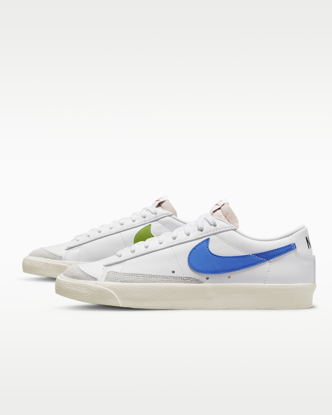 Nike Blazer Low '77 Vintage Men's Shoes - White/Chlorophyll/Sail/Medium Blue
