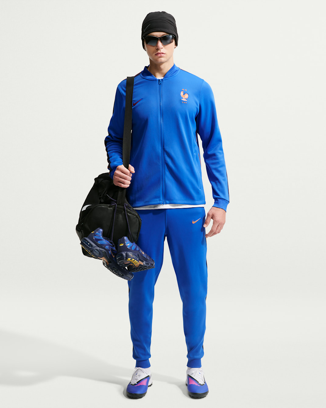 FFF Strike Men's Nike Dri-FIT Soccer Knit Tracksuit - Game Royal/Blackened Blue/Monarch/Metallic Copper