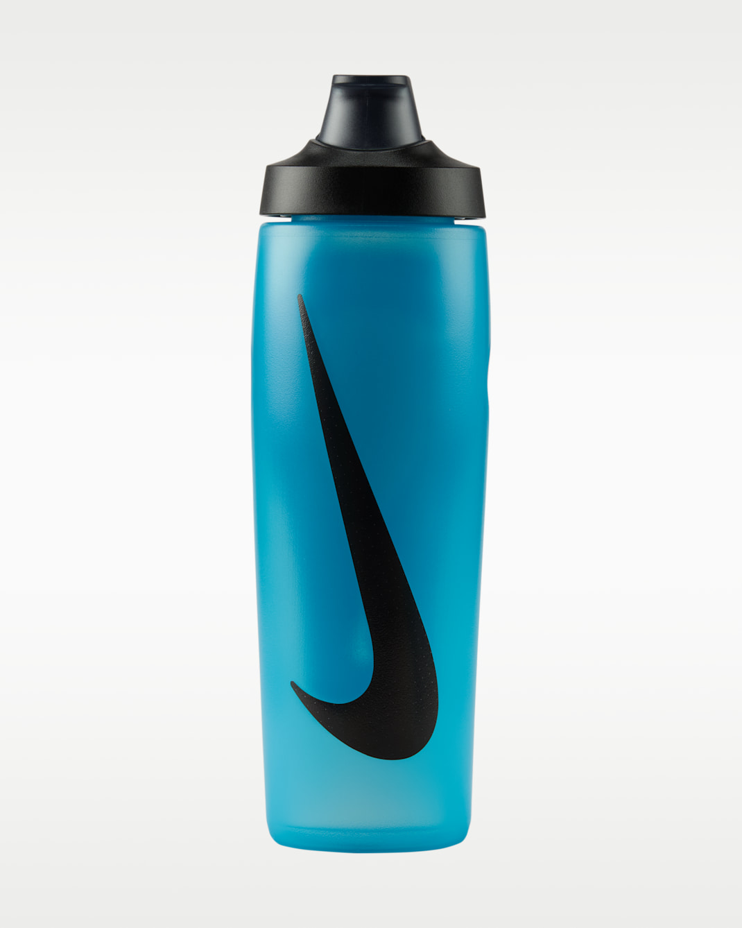 Nike Refuel összenyomható, zárható fedelű vizespalack (700 ml) - Baltic Blue/Fekete
