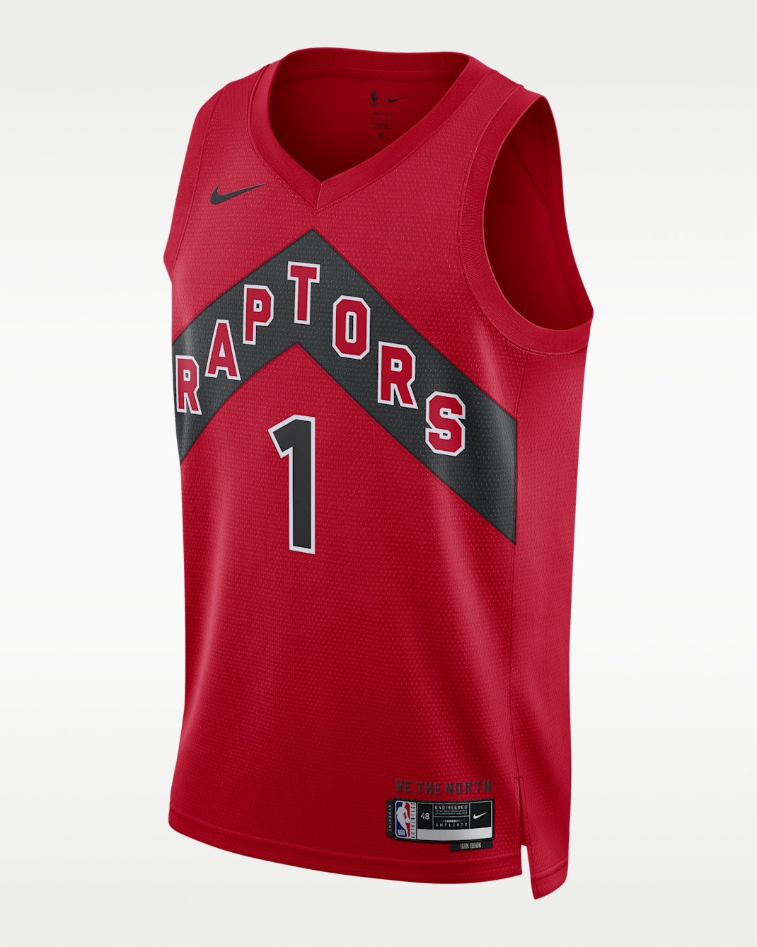 Toronto Raptors Icon Edition Men's Nike Dri-FIT NBA Swingman Jersey - University Red