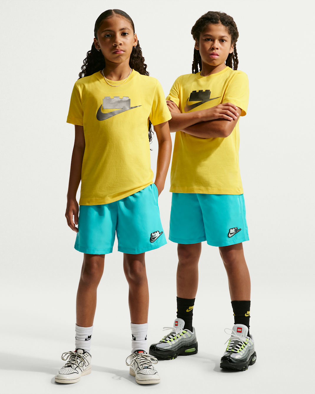 Nike x LEGO® Collection Older Kids' Shorts - Gamma Blue