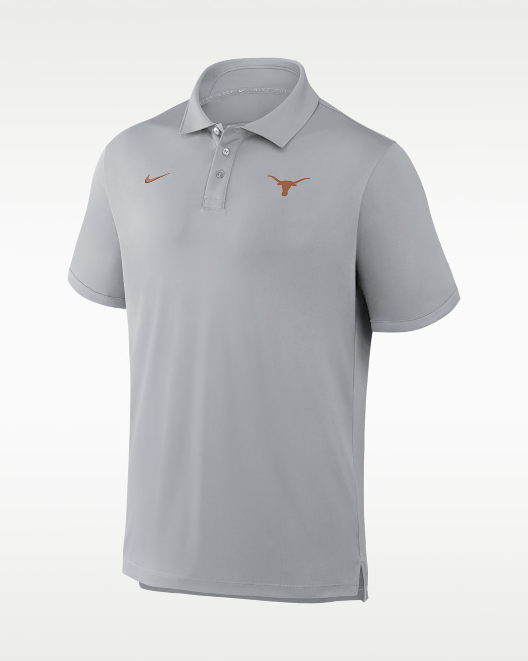 Polo universitaria Nike Dri-FIT para hombre Texas Par - Gris