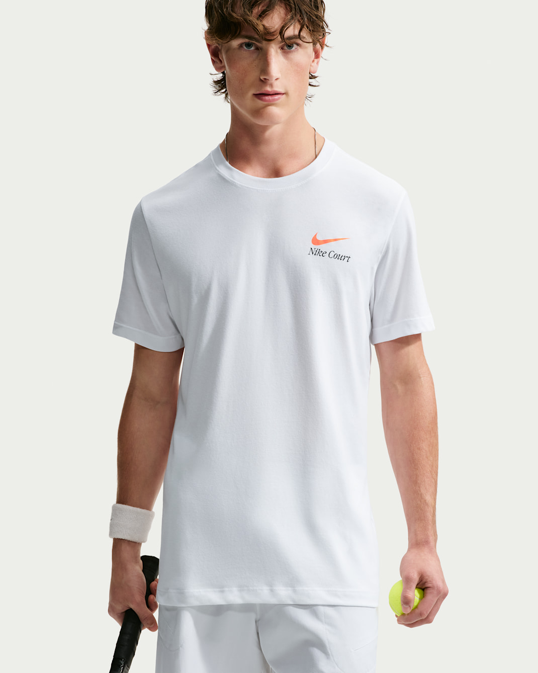 T-shirt de tennis NikeCourt Dri-FIT pour homme - Blanc
