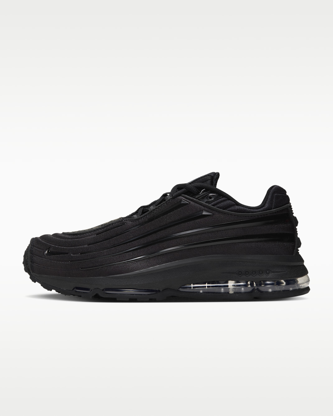Tenis para hombre Nike Air Max Ecstasy Plus - Negro/Negro/Negro