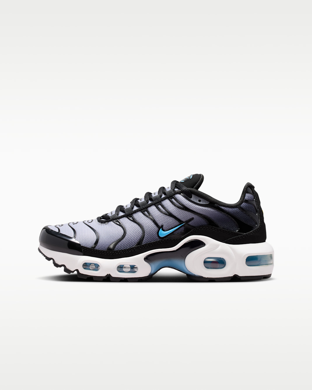 Sko Nike Air Max Plus för ungdom - Svart/Light Smoke Grey/Vit/Football Blue