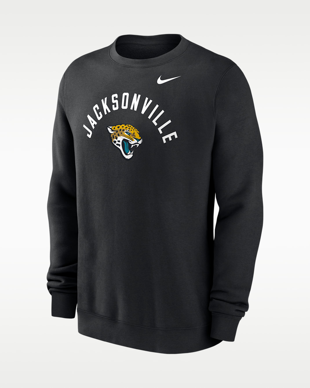 Jacksonville Jaguars Club Men's Nike NFL Pullover Crew - Black