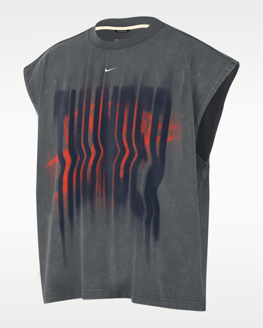 Oklahoma City Thunder Standard Issue Men's Basketball Sleeveless Top - Iron Grey/White