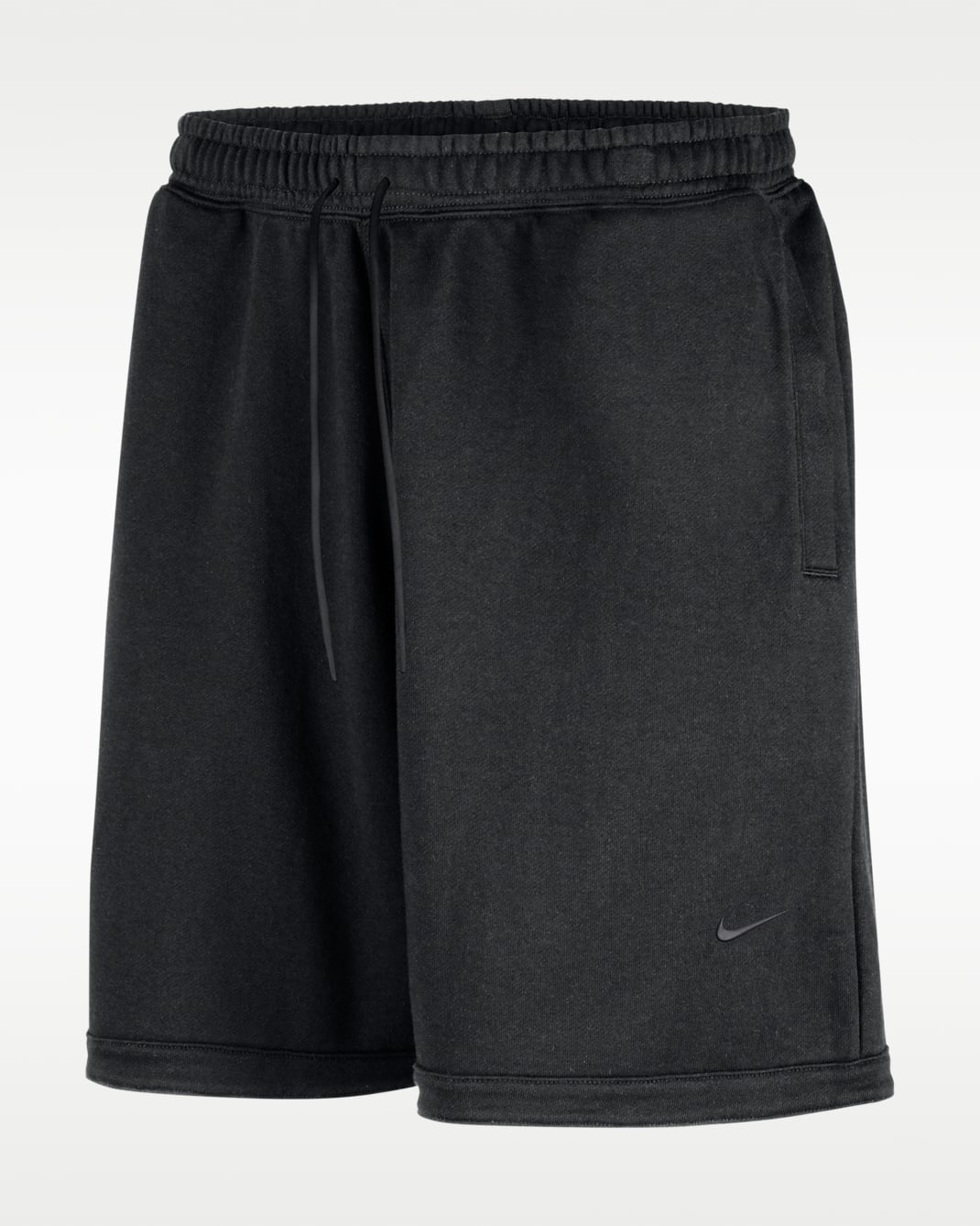 Shorts de básquetbol de tejido Fleece Nike WNBA Legends - Negro/Negro/Negro/Antracita
