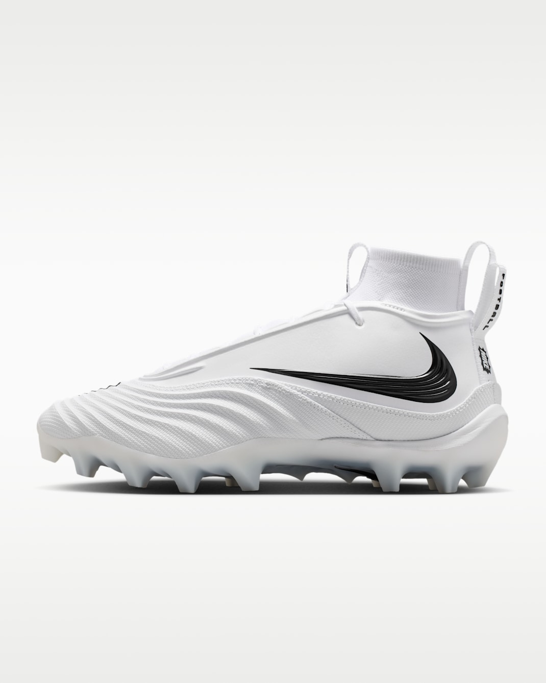 Nike Alpha Menace 5 Pro Men's Football Cleats - White/White/Black