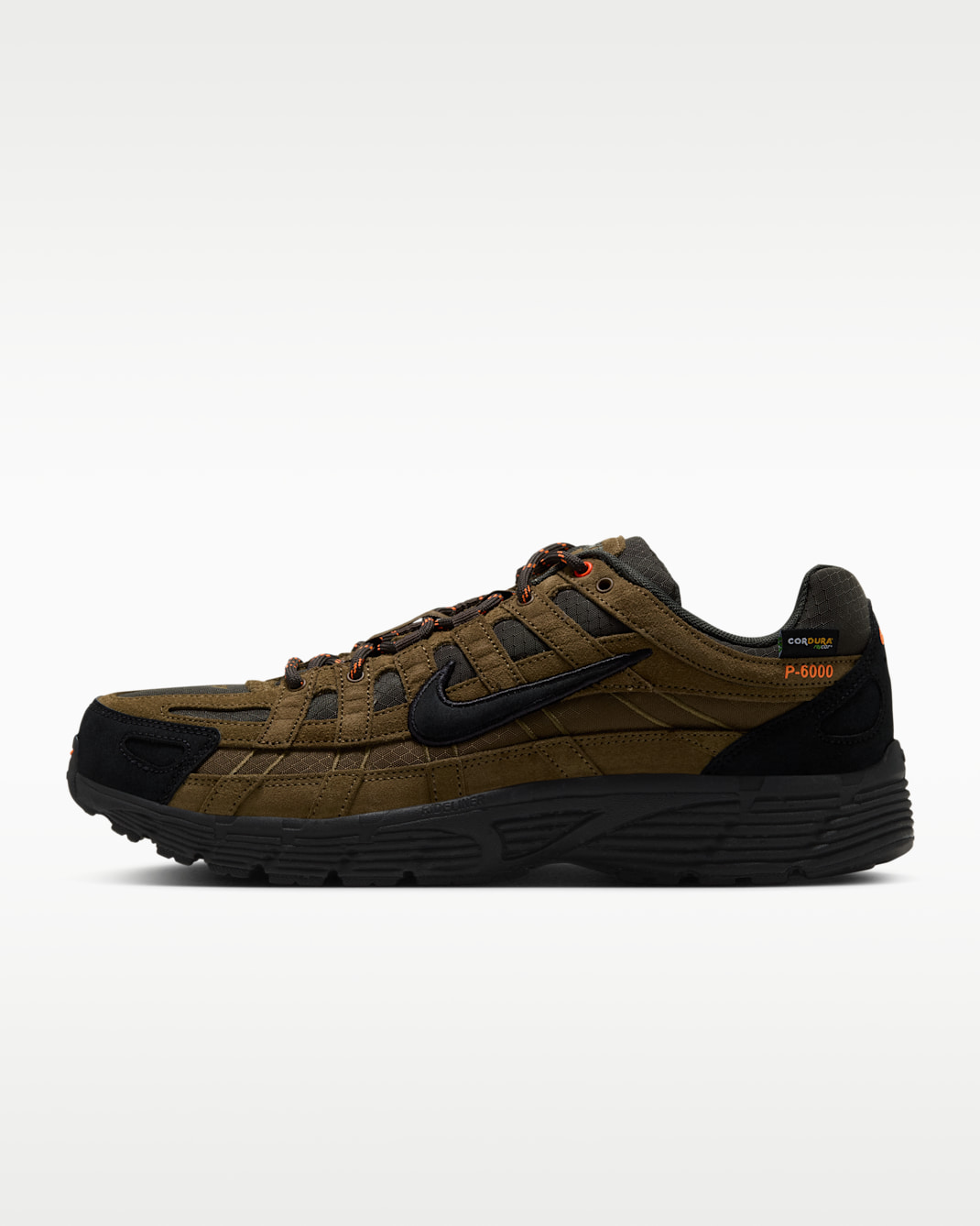 Nike P-6000 CORDURA® Schuh - Yukon Brown/Newsprint/Total Orange/Schwarz