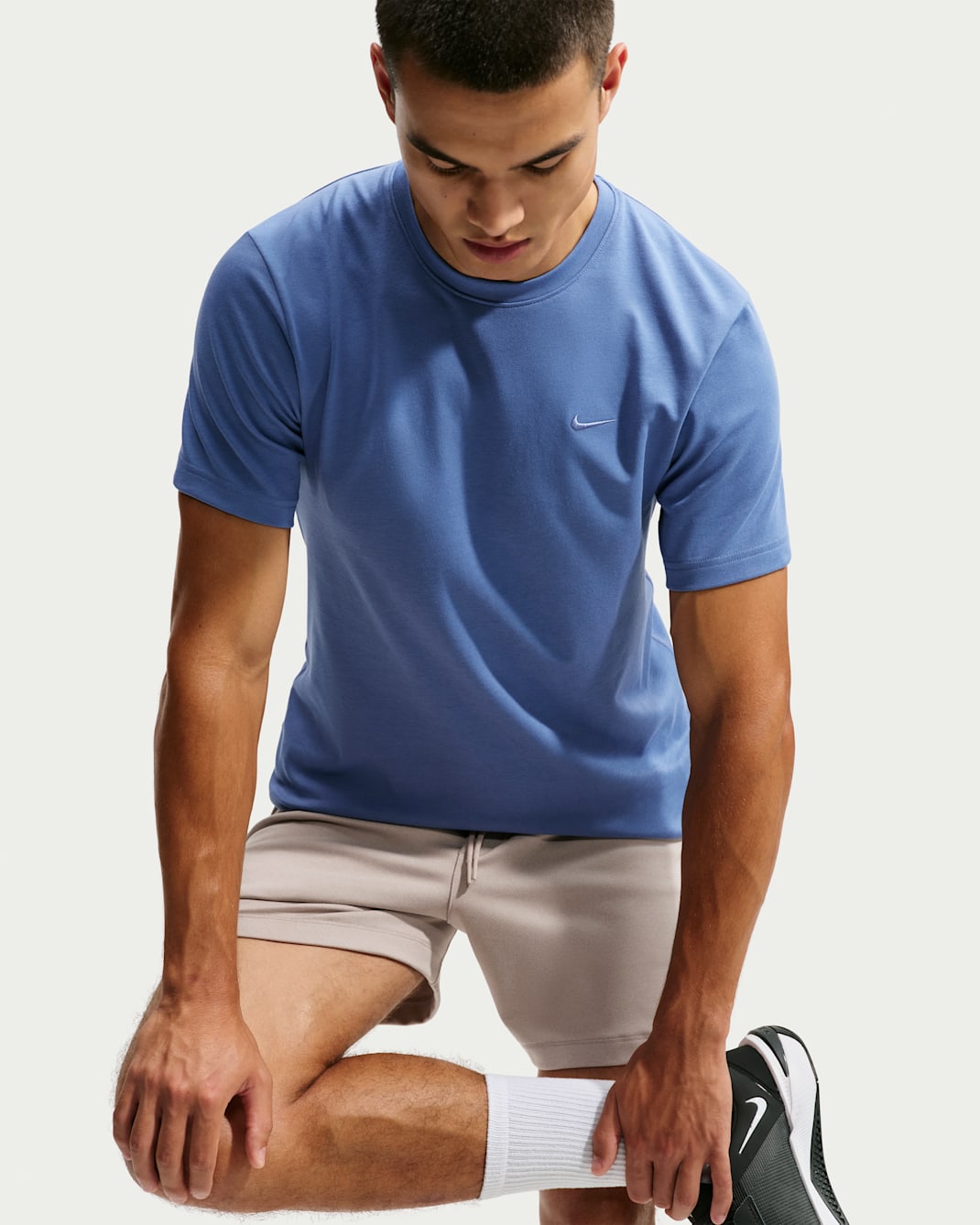 Nike Dri-FIT Primary Men's Training T-Shirt - Indigo Storm/Indigo Storm
