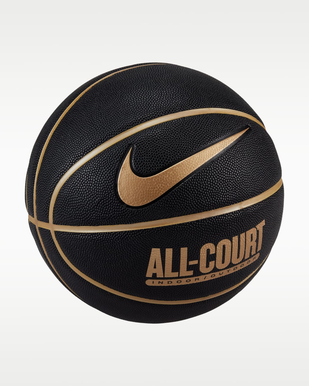 Balón de básquetbol (desinflado) Nike Everyday All-Court 8P - Negro/Oro metalizado/Negro/Oro metalizado