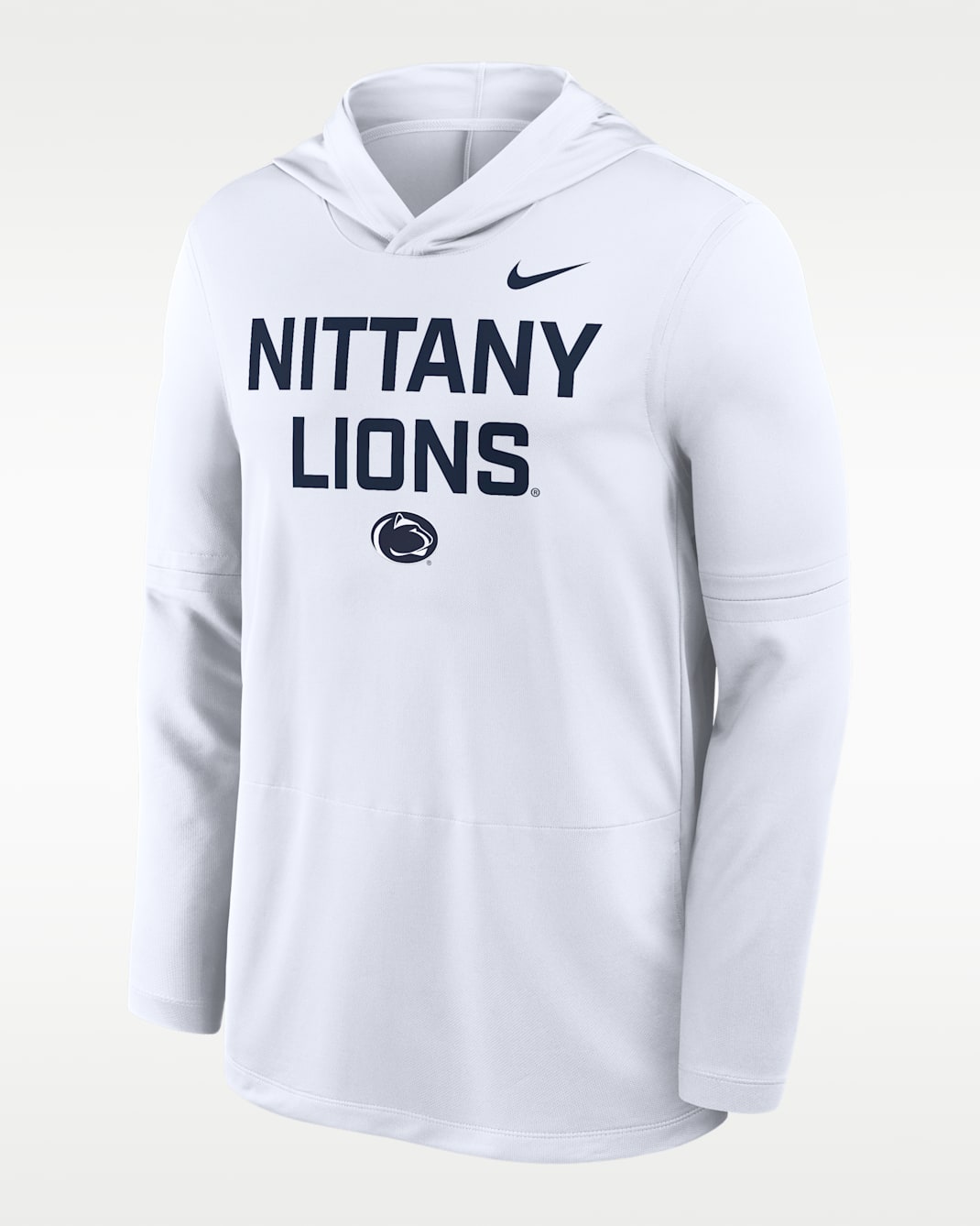 Penn State Sideline Men's Nike Dri-FIT College Long-Sleeve Hooded Top - White