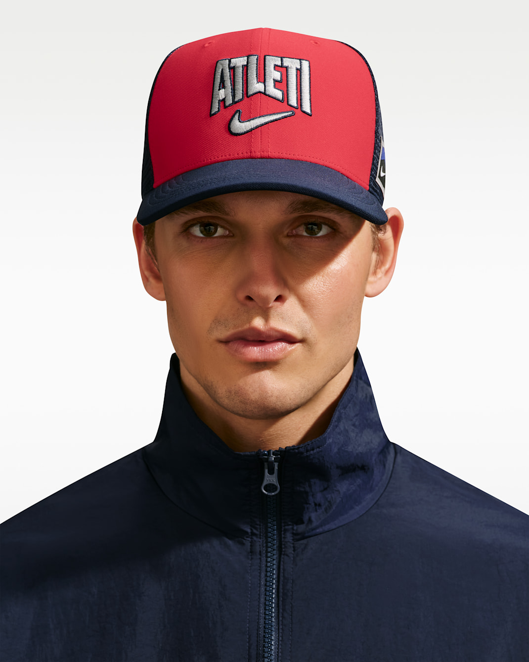 Atletico Madrid 25/26 Nike Arobill C99 Cap Atleti - Obsidian/Salsa Red/Light Pumice