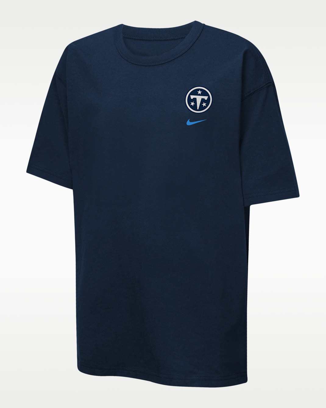 Tennessee Titans Rivalries Collection Helmet Max90 Big Kids' Nike NFL T-Shirt - Navy