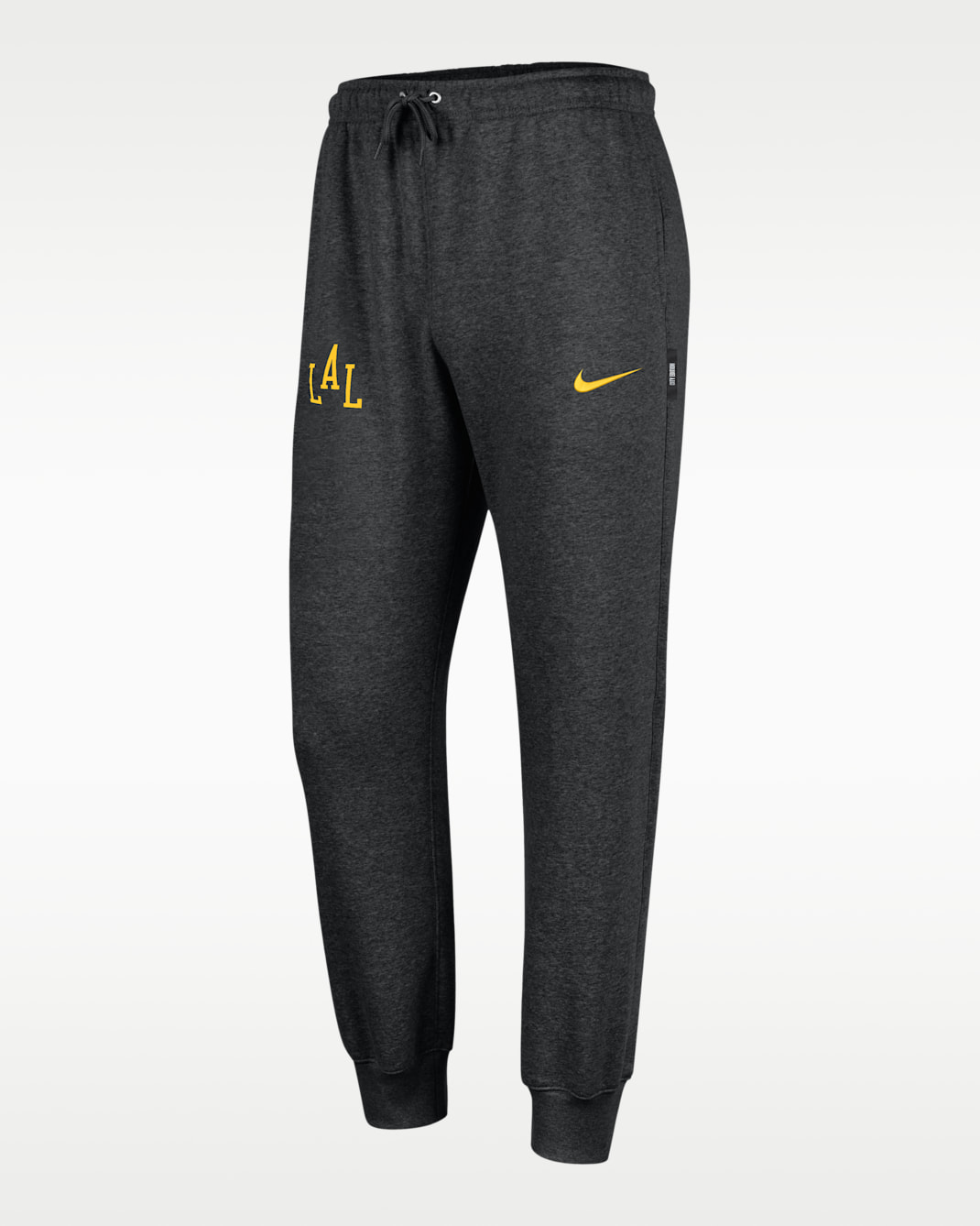 Joggers Club Fleece Nike NBA para hombre Los Angeles Lakers City Edition - Negro