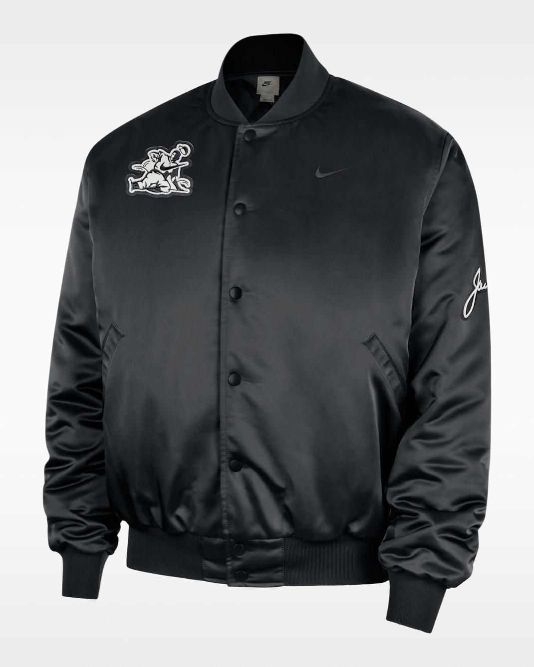 Nike Sportswear "Jackie Robinson" Men's Satin Jacket - Black
