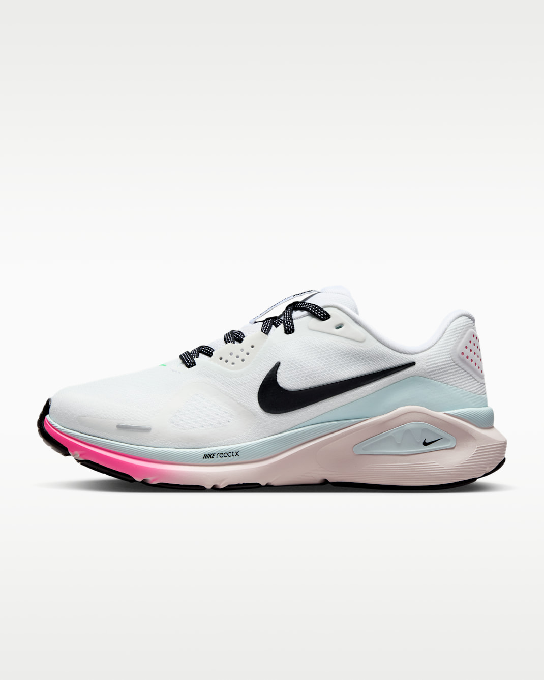 Nike Structure 26 Women's Road Running Shoes - White/Glacier Ice/Hyper Pink/Black