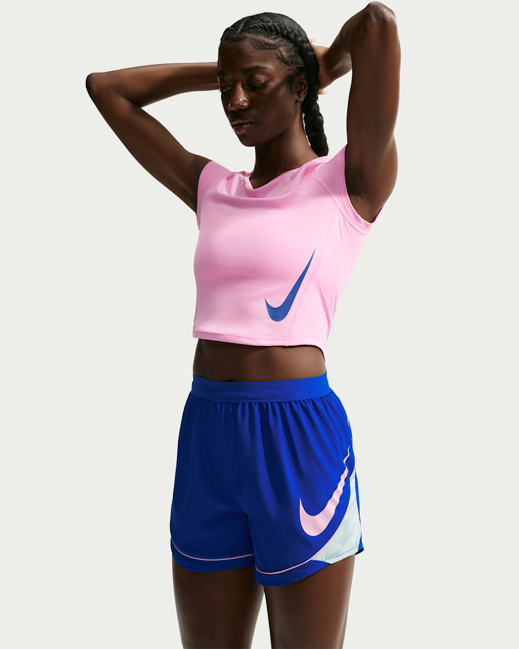 Nike Swoosh Women's Dri-FIT Mid-Rise Unlined Running Shorts
