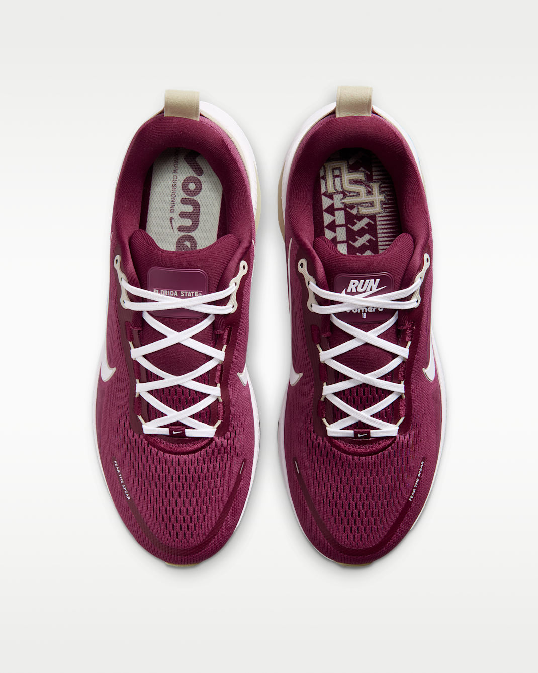 Nike College Vomero 18 (Florida State) Men's Road Running Shoes