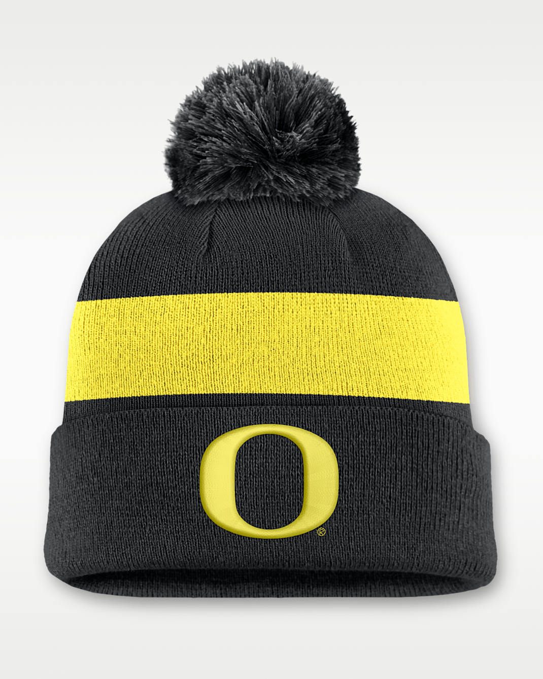 Oregon Peak Men's Nike College Cuffed Beanie - Black
