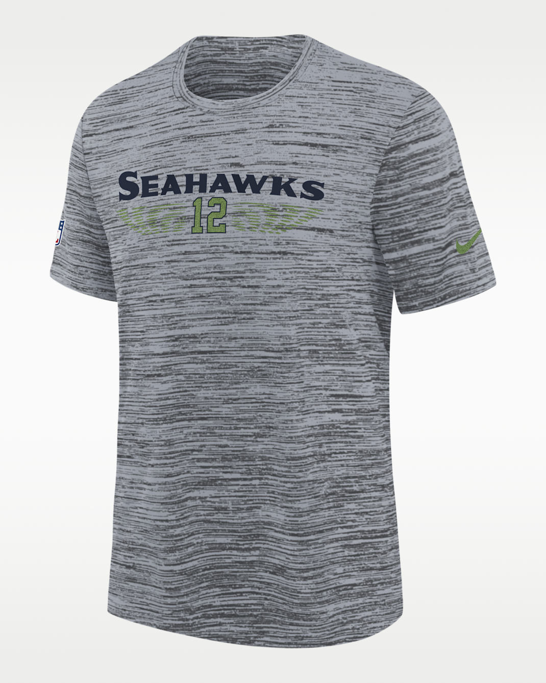 Seattle Seahawks Rivalry Sideline Velocity Big Kids' Nike Dri-FIT NFL T-Shirt - Grey