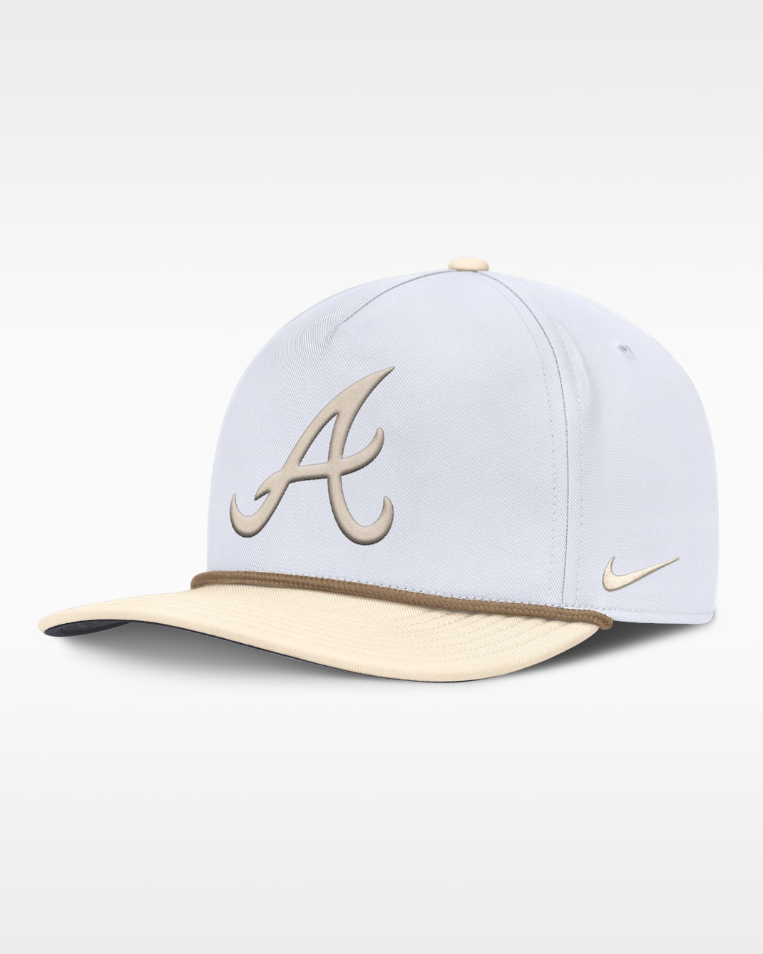 Atlanta Braves Pro Men’s Nike AeroBill MLB Adjustable Hat - White