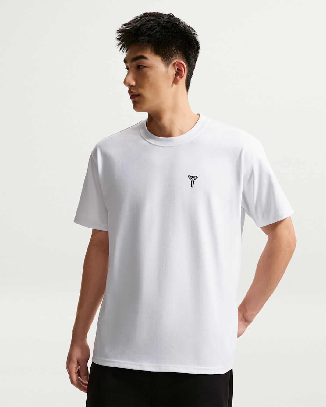 코비 남성 나이키 드라이 핏 농구 티셔츠 - 화이트