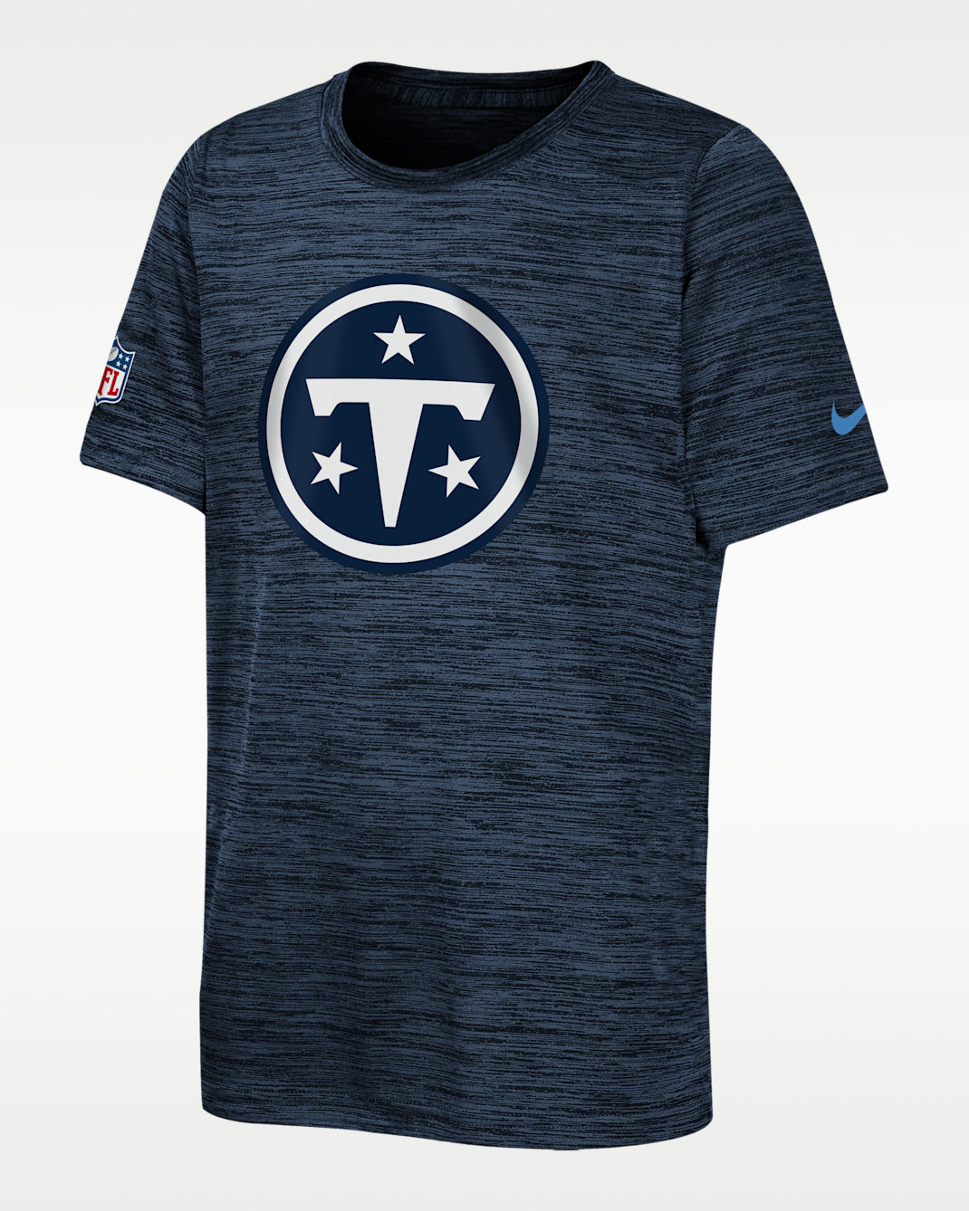 Tennessee Titans Rivalries Collection Sideline Velocity Big Kids' Nike Dri-FIT NFL T-Shirt - Navy