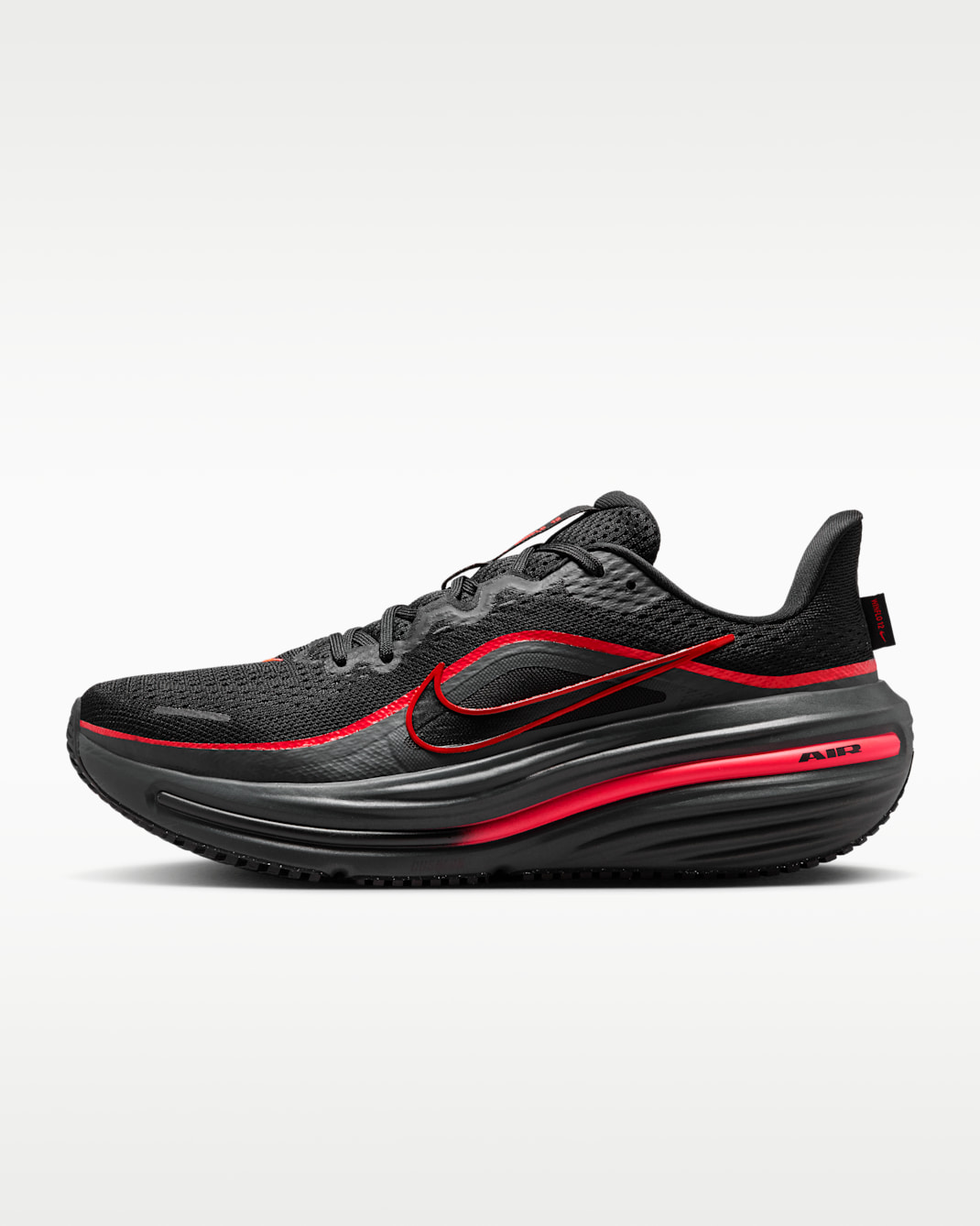 Nike Winflo 12 Straßenlaufschuh (Herren) - Schwarz/Red Orbit/Dark Smoke Grey/Schwarz