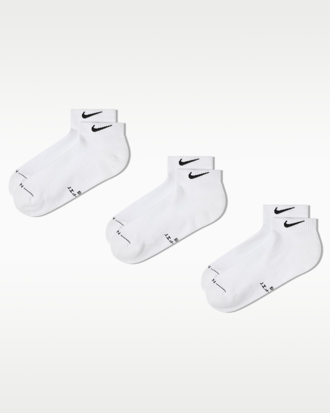 Nike Everyday Elevated Low Socks (3 Pairs) - Multi-Color