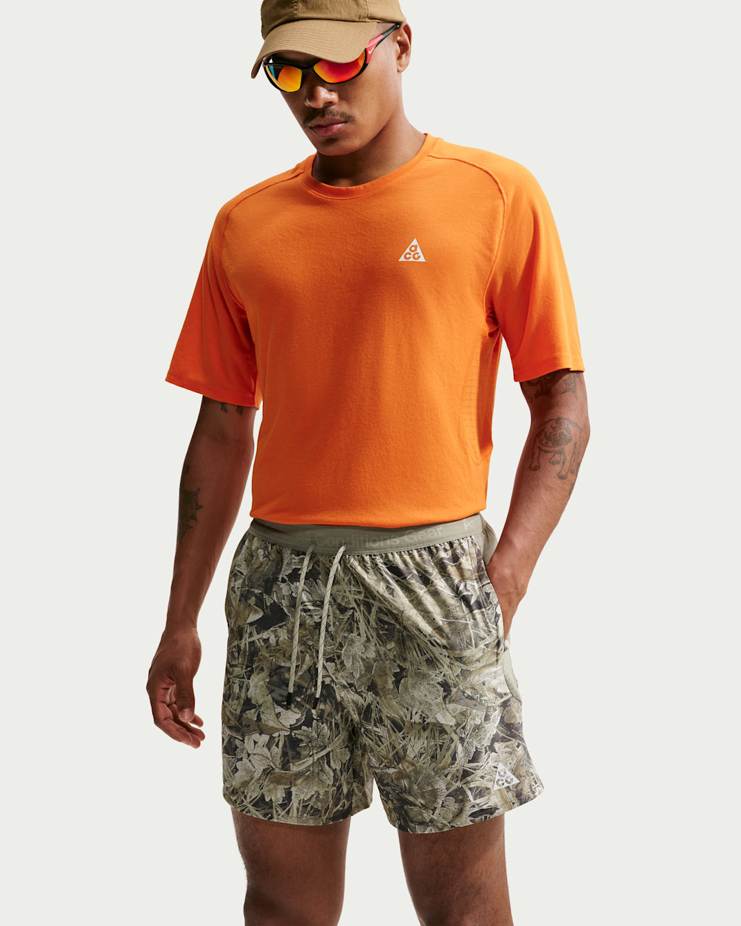 ACG "Chamo Camo"  Men's 6" Brief-Lined Trail Running Shorts